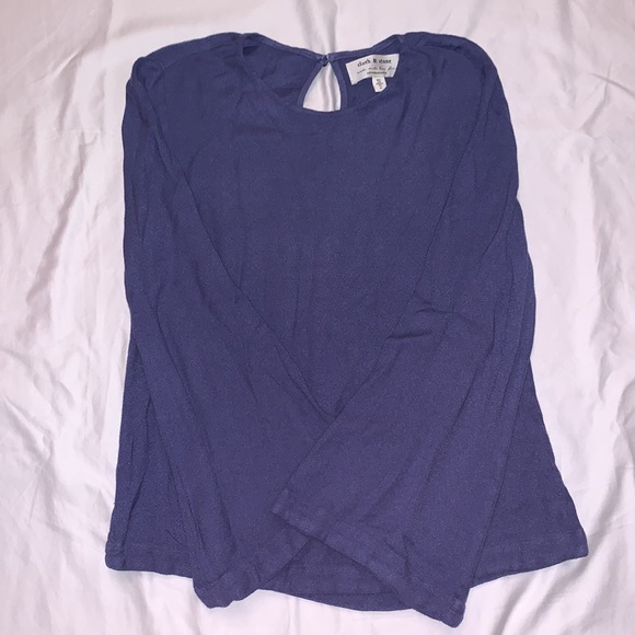 Cloth & Stone by Anthropologie Long Sleeve Purple Top - Picture 3 of 9